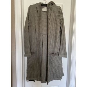 Mododoc Hooded Waffle Knit Seeater